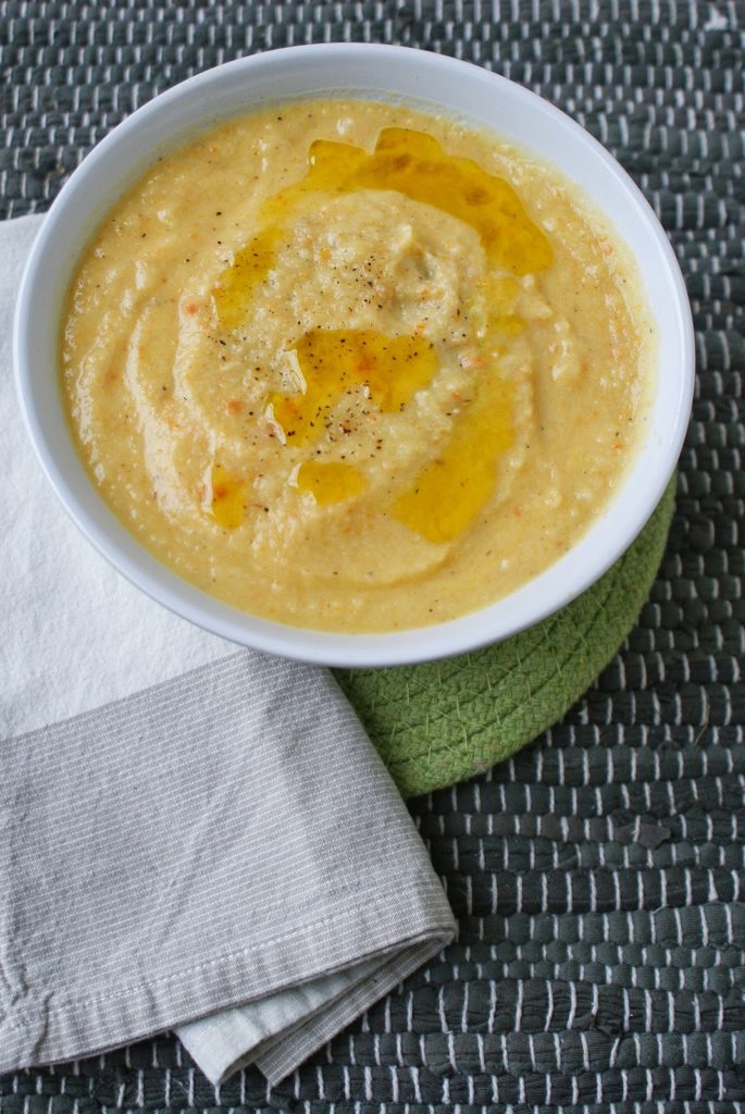 Easy Creamy Cauliflower Soup | PiperCooks.com Get the recipe for this healthy and easy soup, packed with vegetables and flavor,, for a comforting any night of the week dinner.