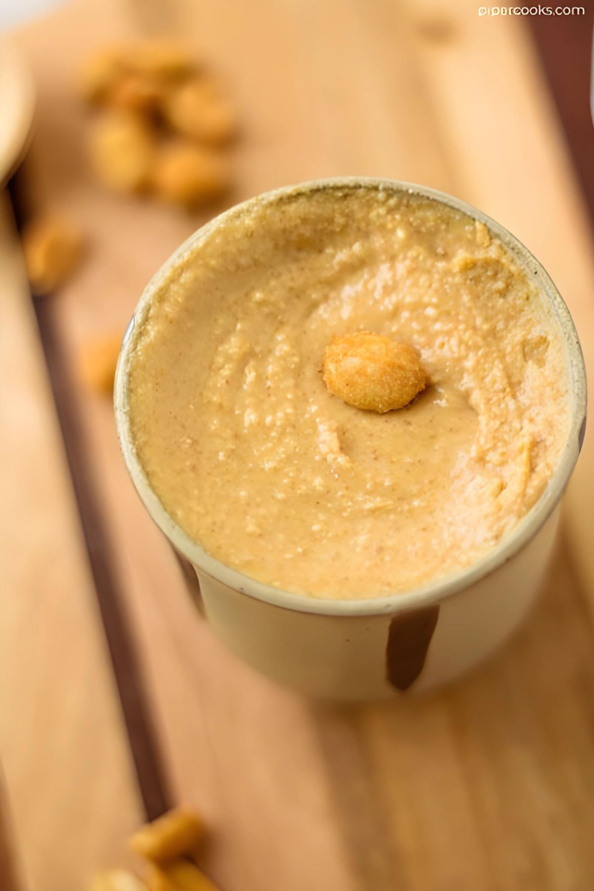 Honey Roasted Peanut Butter in a cup.