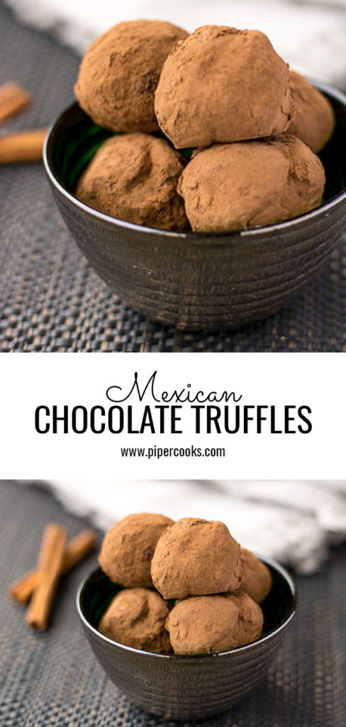 Mexican Chocolate Truffles - Piper Cooks