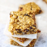 Peanut Butter Oat and Chocolate Chip Cookie Bar - PiperCooks
