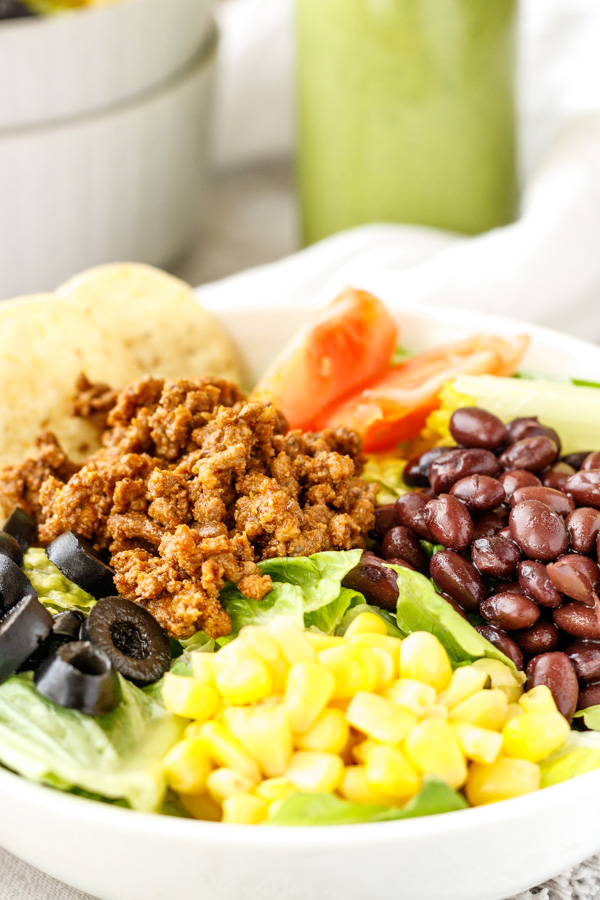 Taco Salad (Vegetarian Option) | PiperCooks