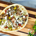 Mediterranean Naan Bread Pizza | PiperCooks