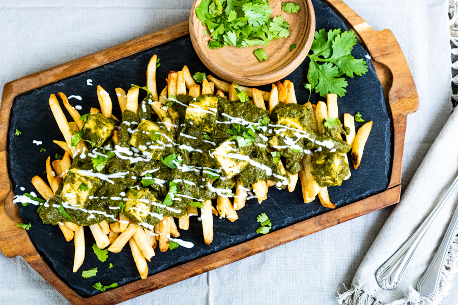 Palak Paneer Loaded French Fries | PiperCooks