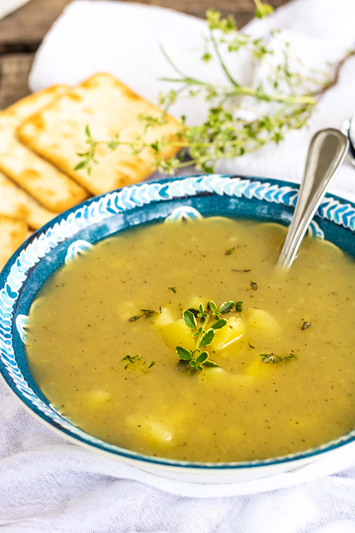 Easy Potato Soup with Rosemary + Thyme | PiperCooks