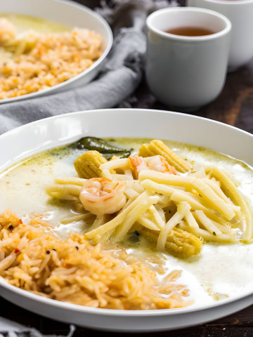 Thai Green Curry Soup with Shrimp | PiperCooks