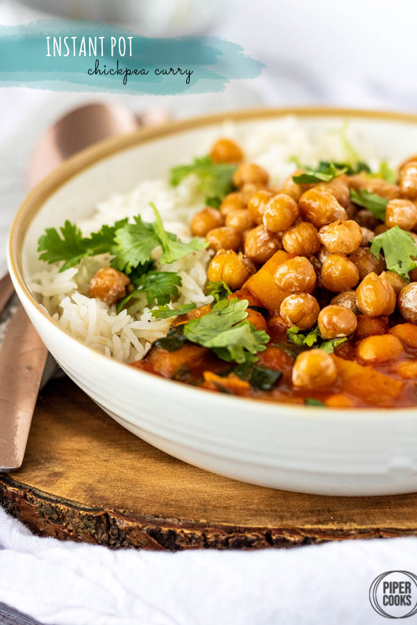 Instant Pot Vegetarian Chickpea Curry