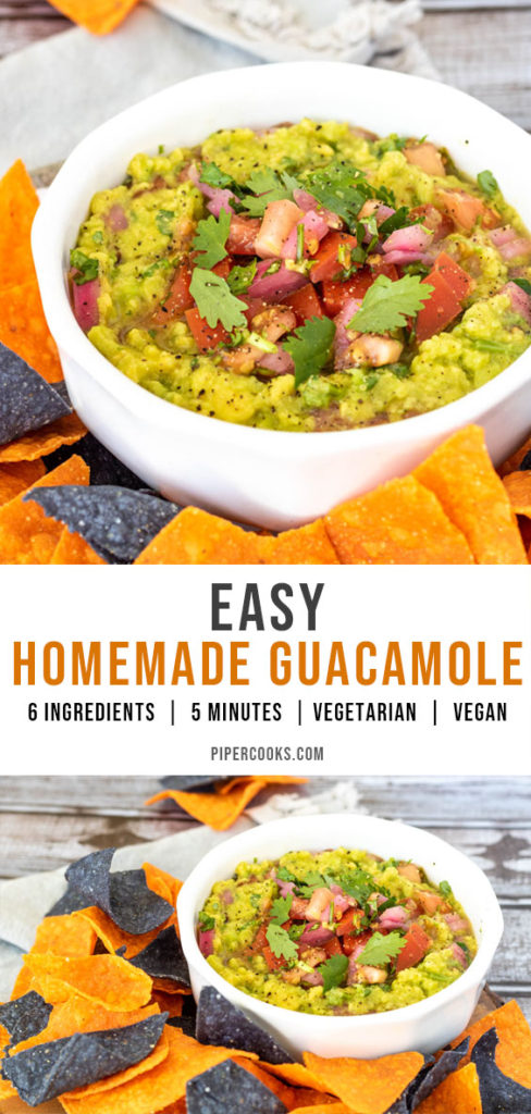 Easy Homemade Guacamole