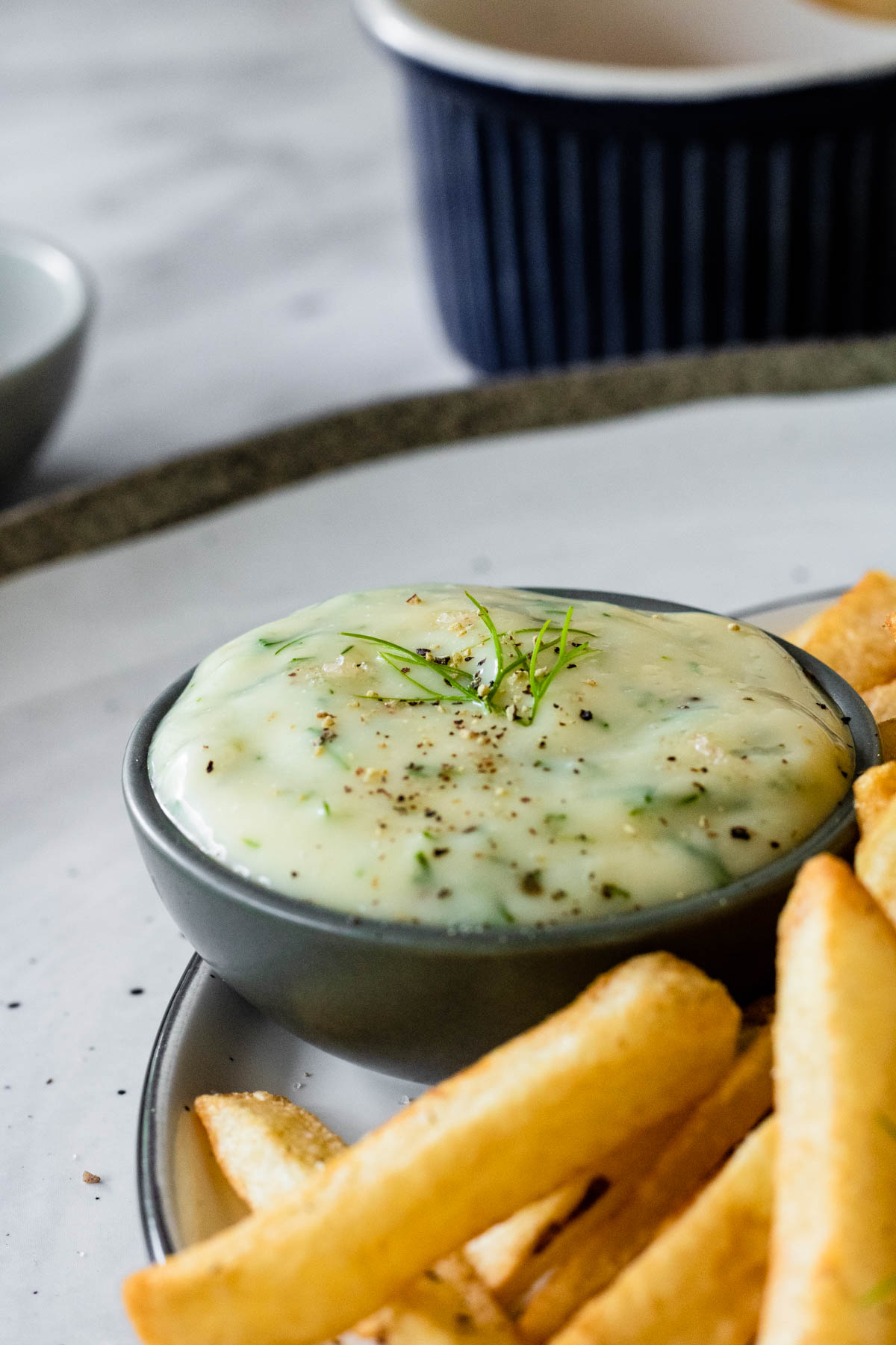 Honey Dill Sauce with French Fries