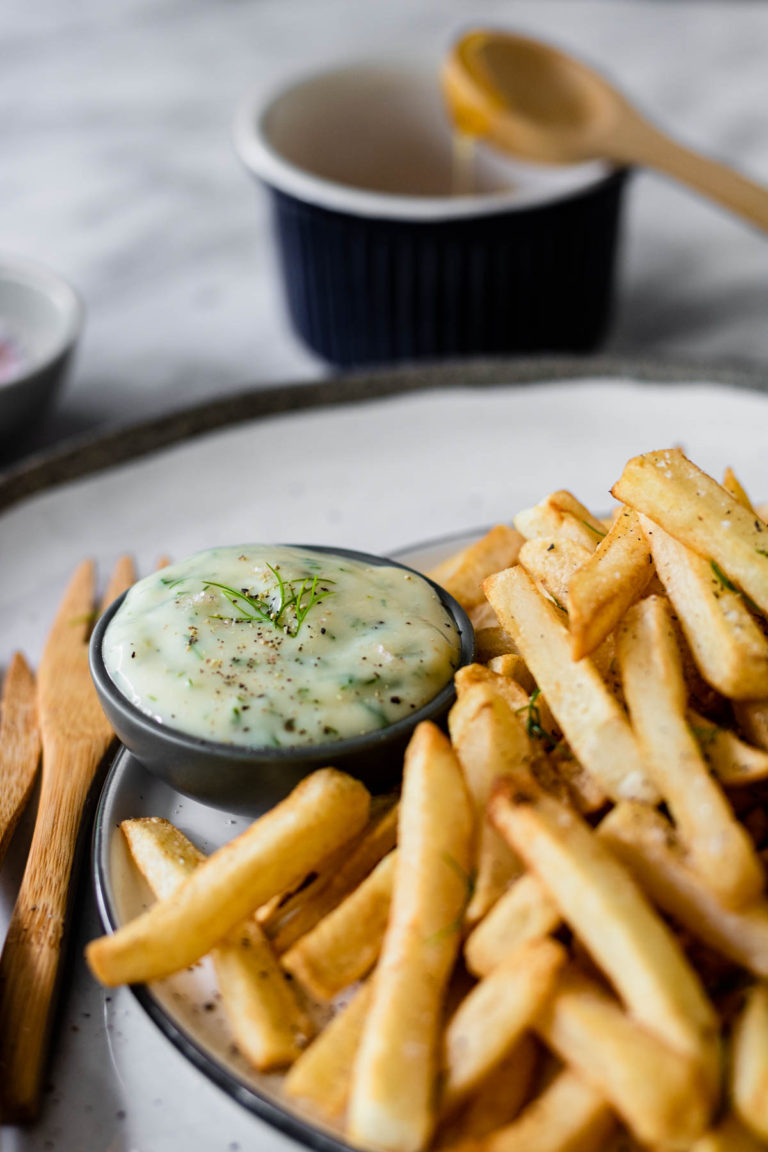 Honey Dill Sauce with French Fries