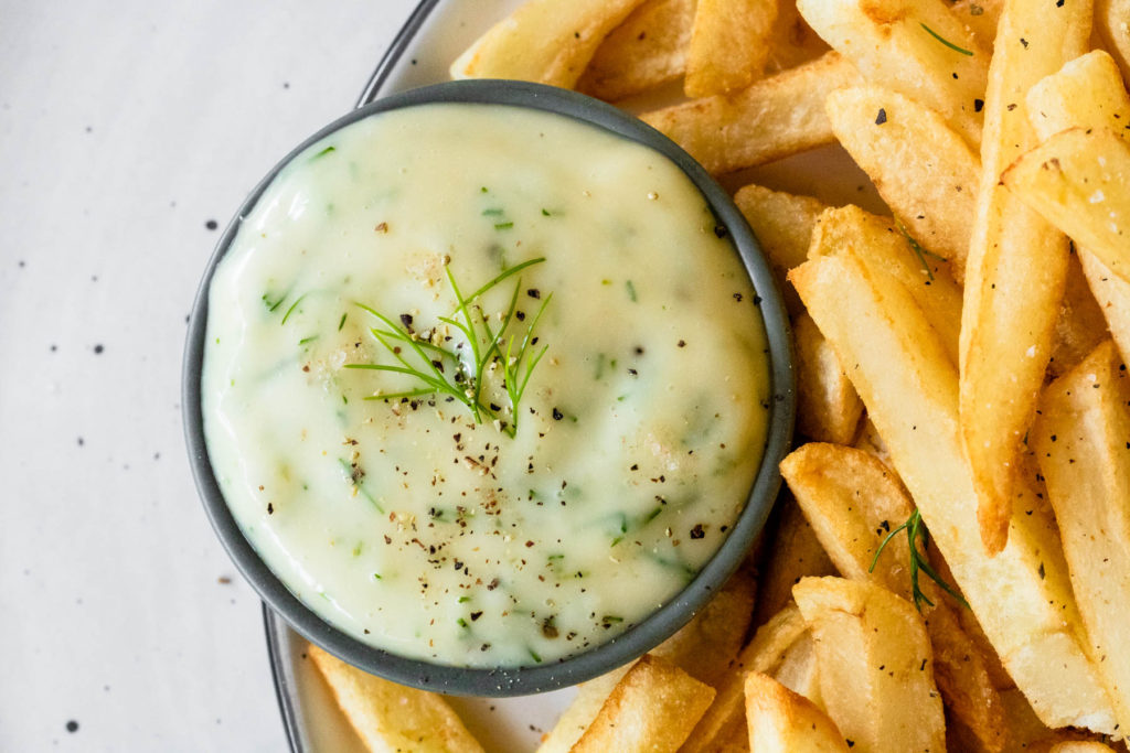 Honey Dill Sauce with French Fries