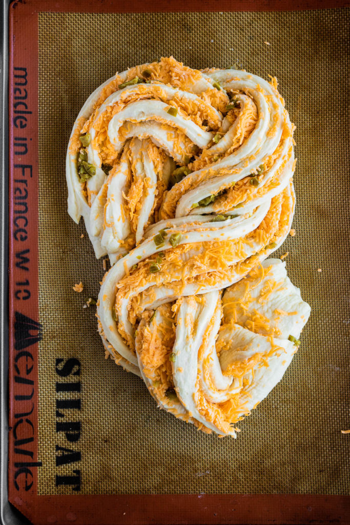 Jalapeno Cheddar Cheese Swirl Bread Loaf