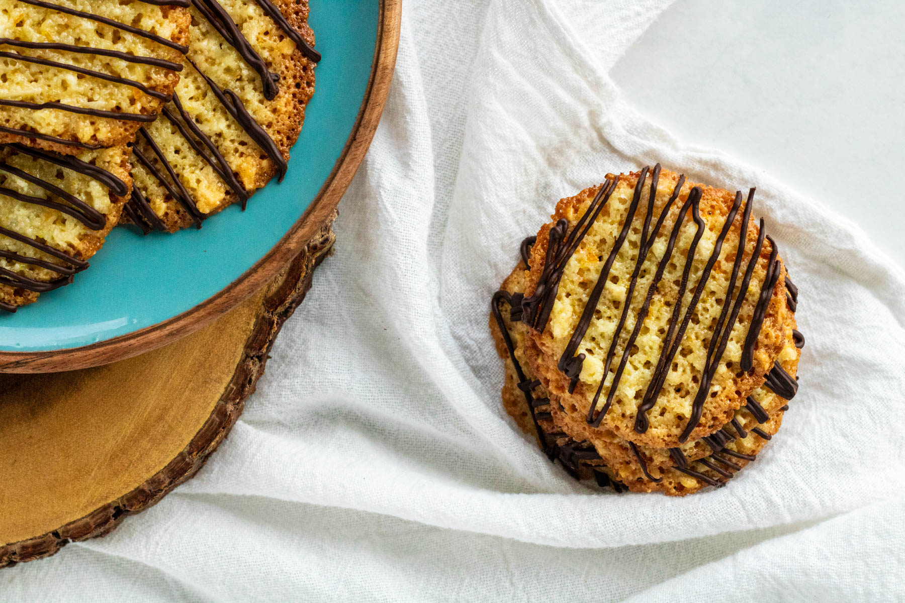 Chocolate Florentine Cookies - Piper Cooks