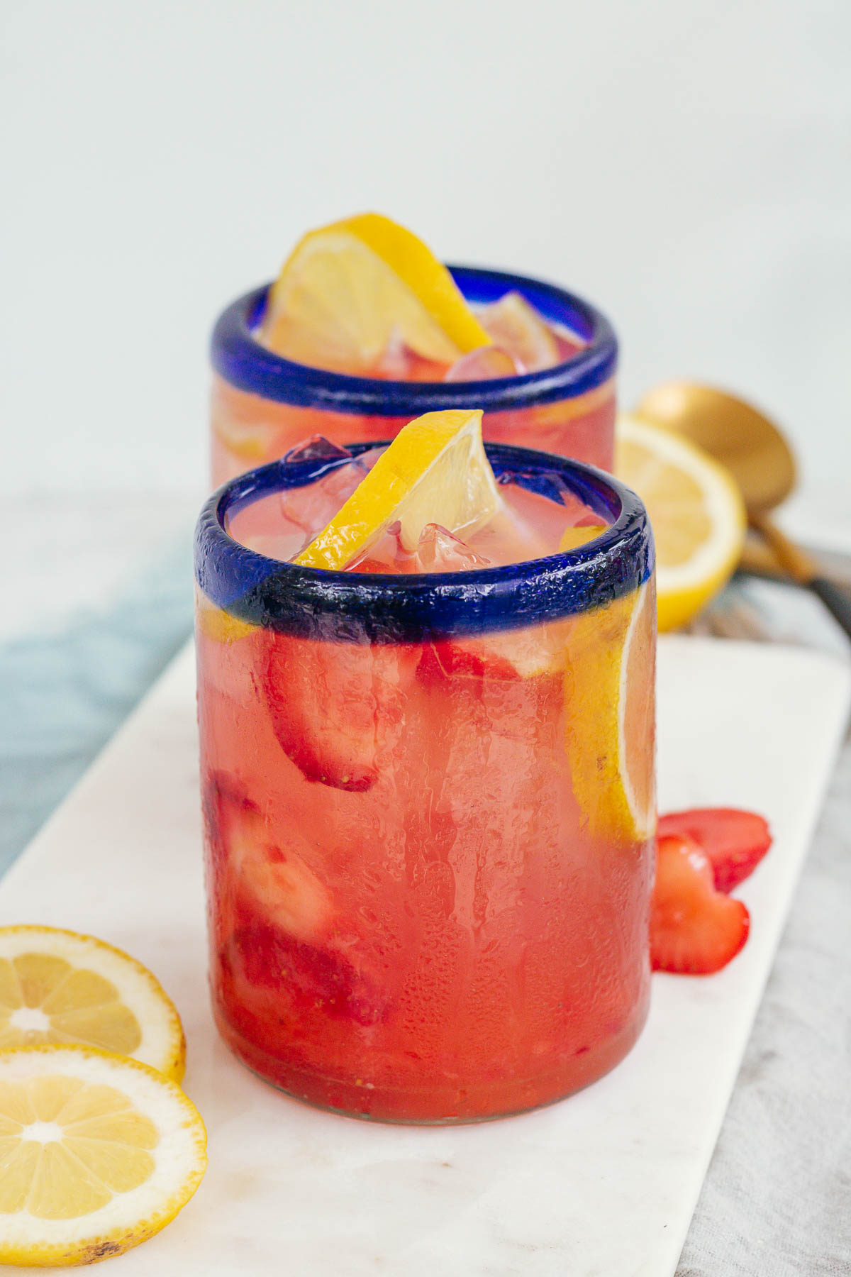 Strawberry Lemonade Vodka Cocktail Piper Cooks