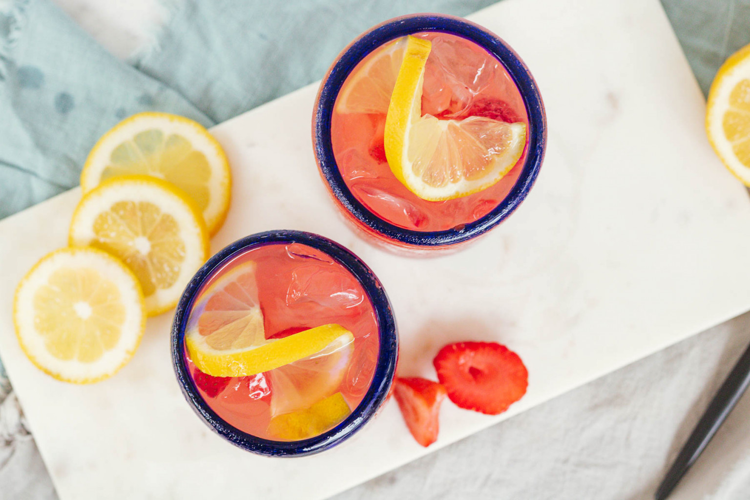 Strawberry Lemonade Vodka Cocktail Piper Cooks