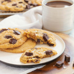 chocolate chip cookies on a plate
