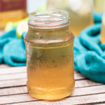 simple syrup in a jar