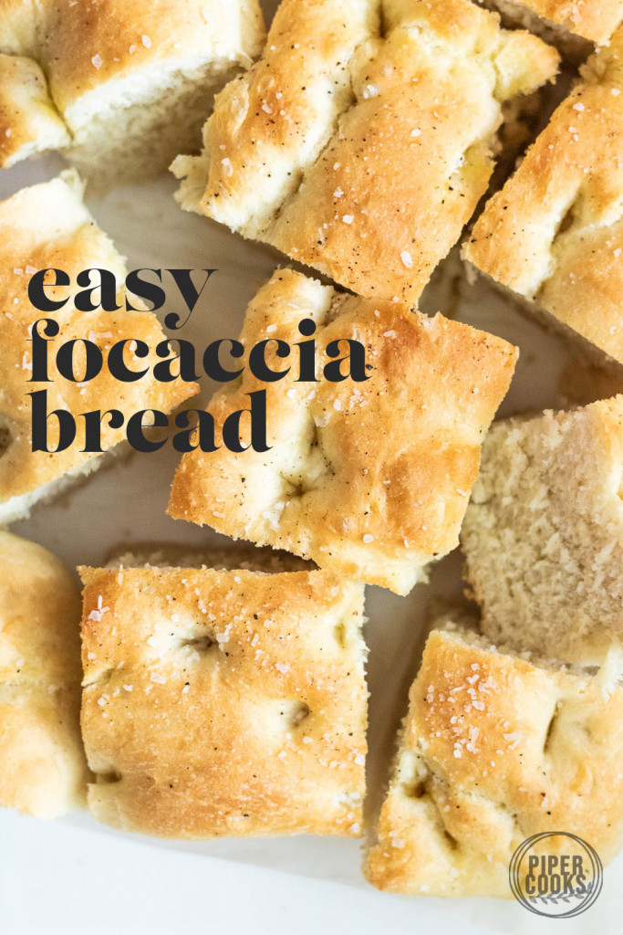 squares of focaccia bread