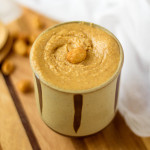 Honey roasted peanut butter in a cup.