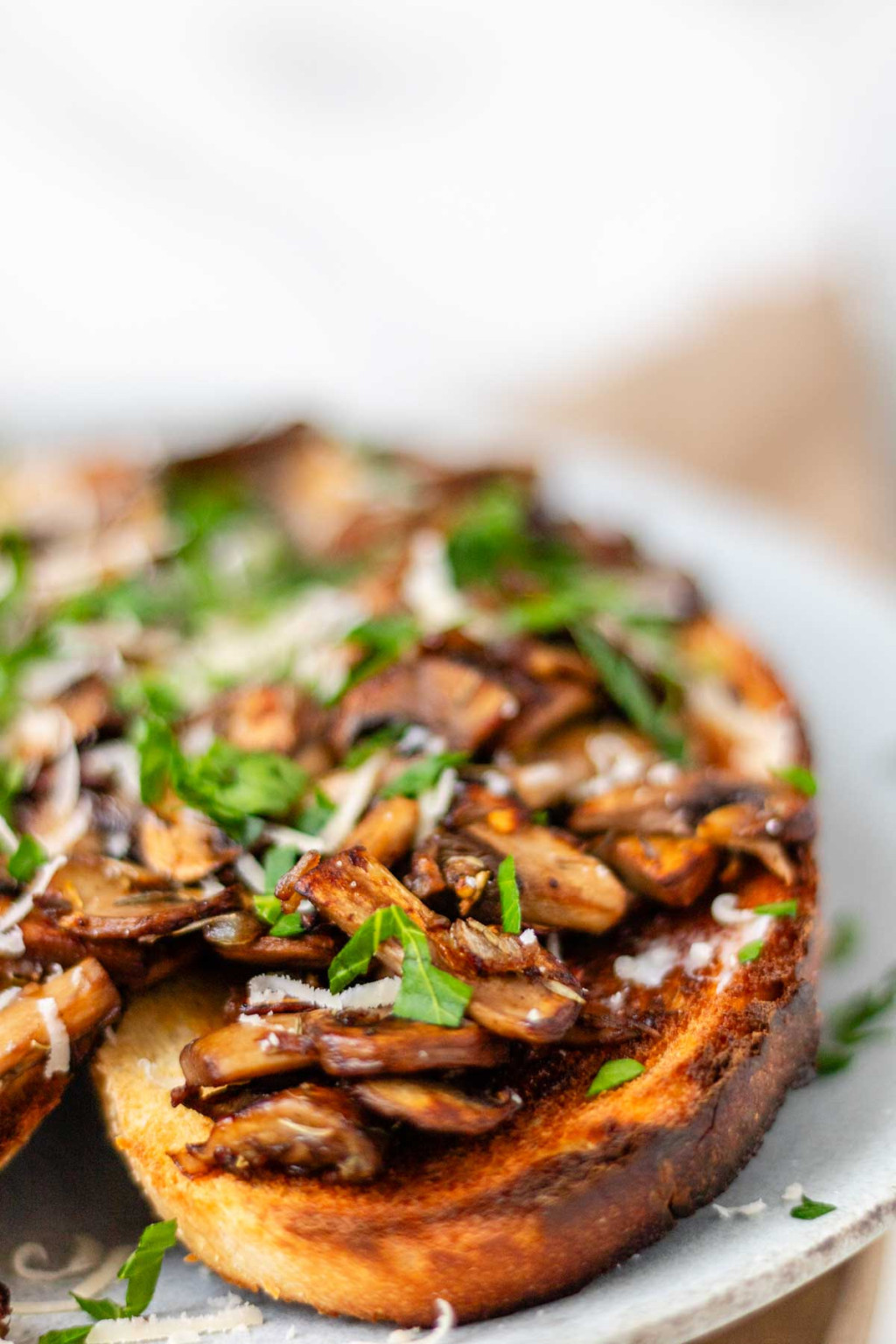 Fall Musroom Toast Mushroom Toast Recipe with Rosemary and Garlic - Piper Cooks