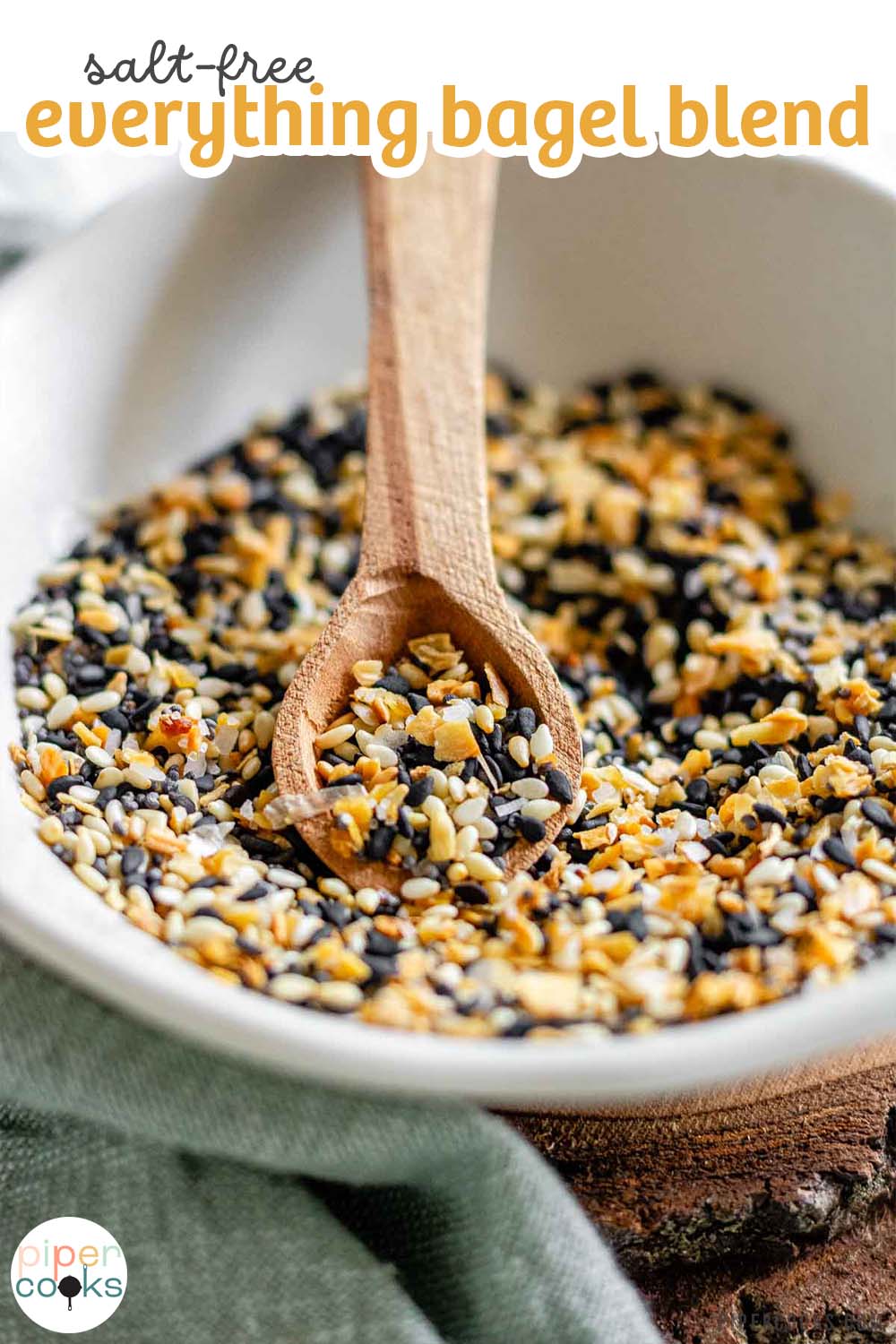 Everything Bagel Seasoning - No Salt - Piper Cooks