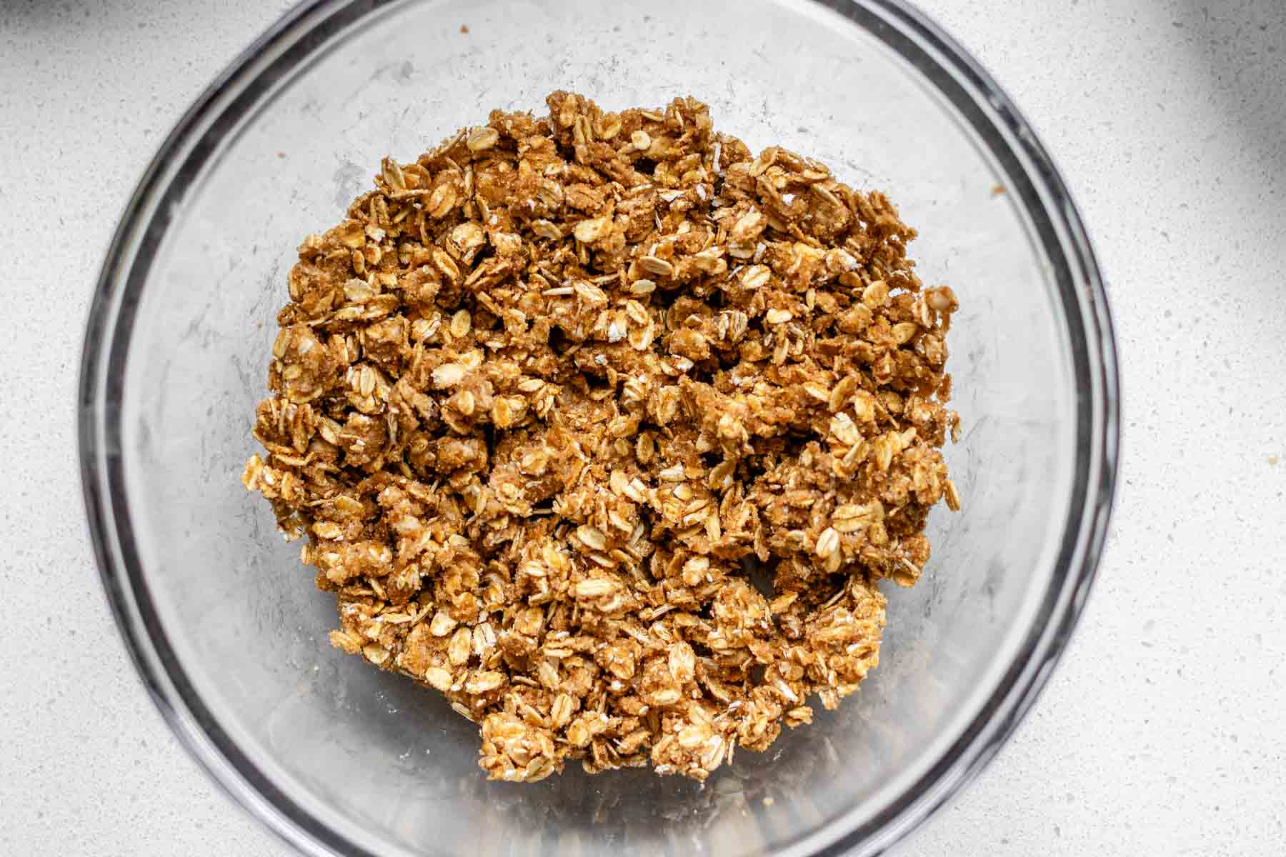 A bowl with brown sugar oats.